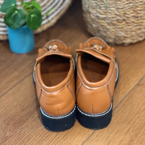 Seven7 Ivy Lug Platform Loafer in Cognac Brown - Picture 2 of 7